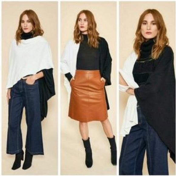 Rachel Zoe Sweaters - NWT THE ZOE REPORT & DONNI CHARM Contrast Scarf